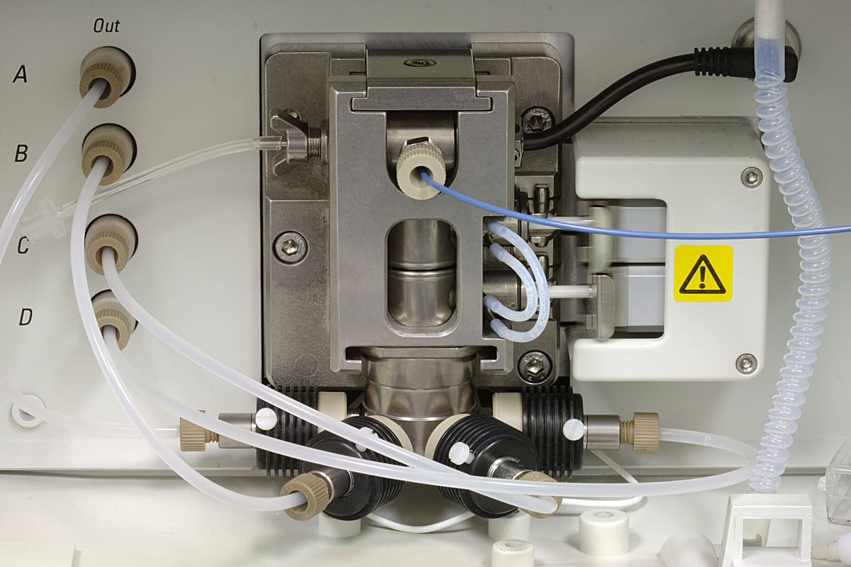 Pumpe einer HPLC-Anlage