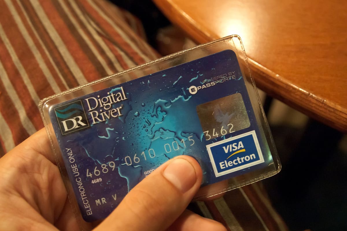 Bankkarte für digitale Zahlungen