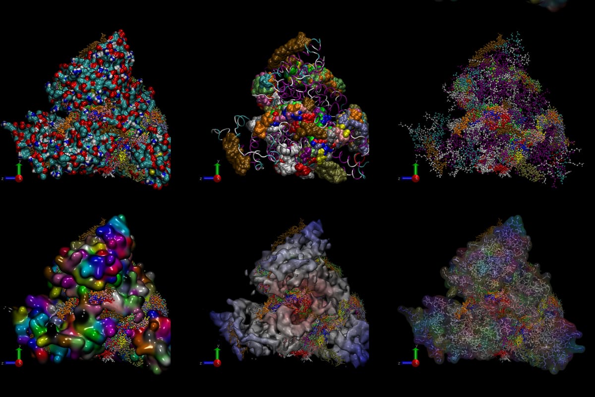 Bindung eines Wirkstoffs an ein Serumprotein, schematisch dargestellt